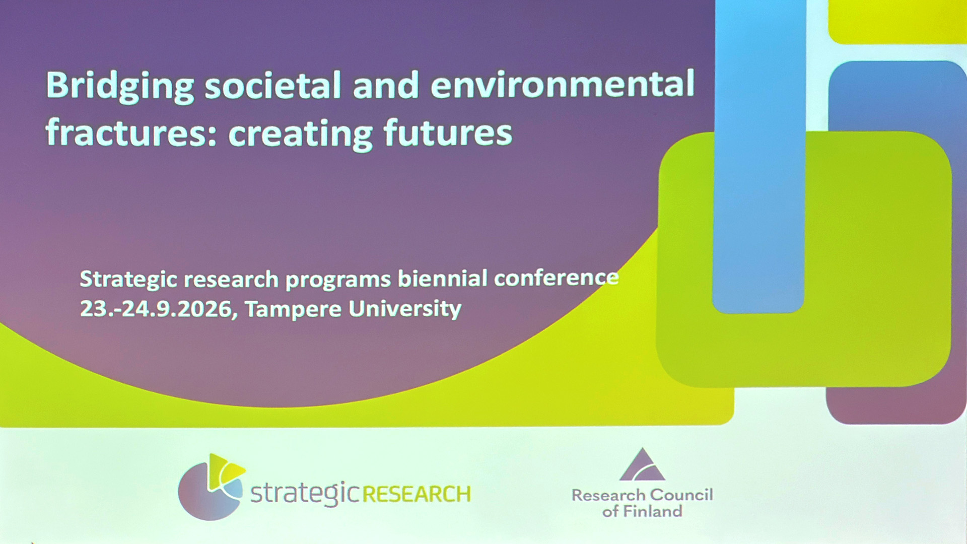 Conference opening image
