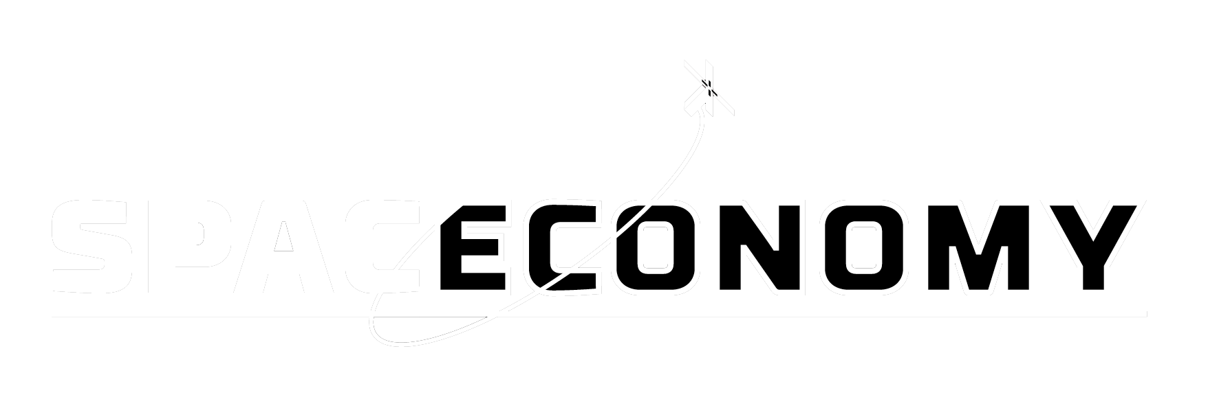 Spaceconomy black & white transparent