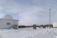 Näkymä MLL:n Metsähovin havaintoasemalla