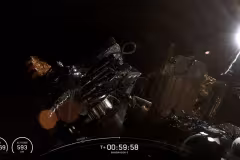 Satellites deploying from the Falcon 9 upper stage on SpaceX's Bandwagon-5 rideshare, 20 October 2026.