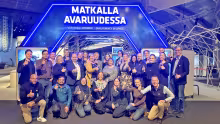 Kick-off -tilaisuutemme osanottajat Heurekassa