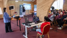 Wasa Space Week streaming desk