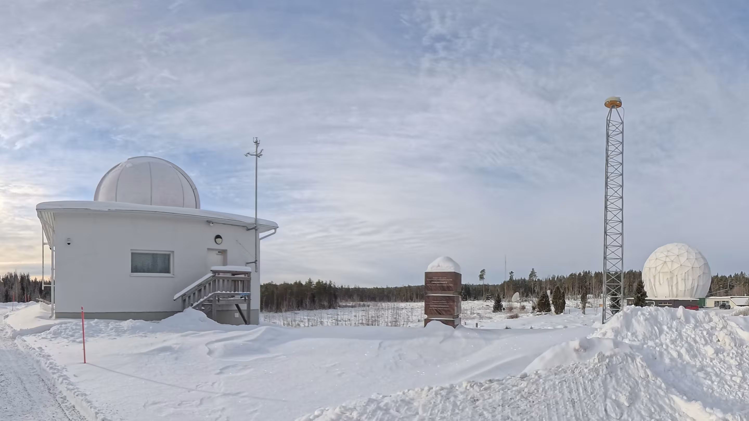 Näkymä MLL:n Metsähovin havaintoasemalla
