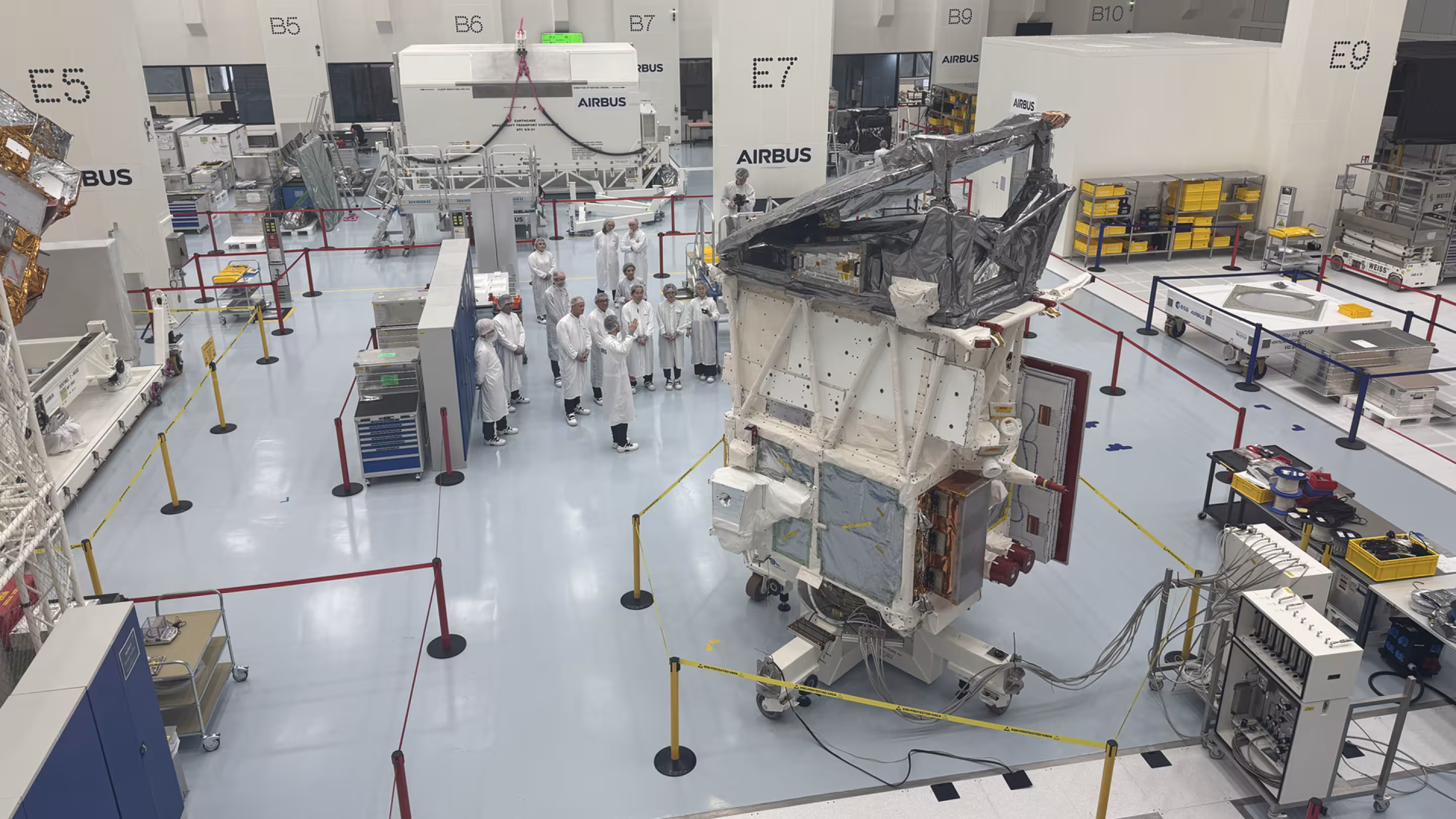 View to Airbus facility in Friedrichshafen